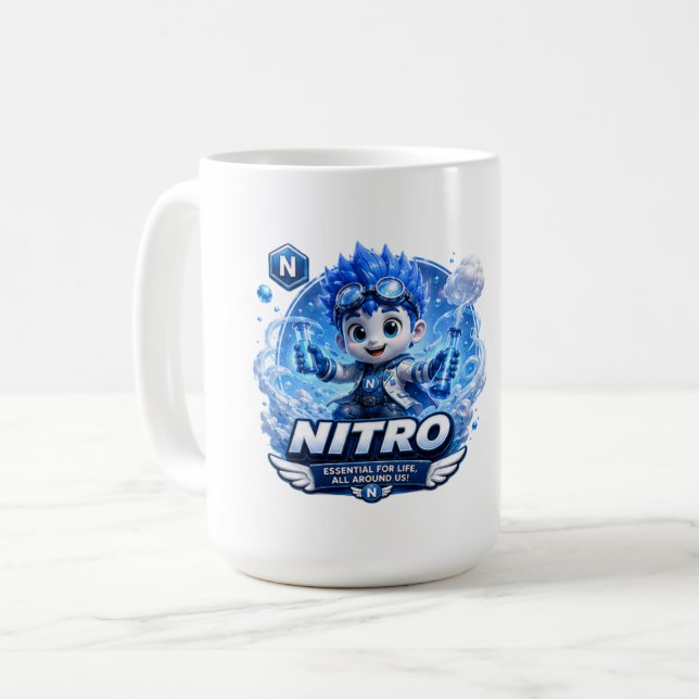 Stickstoff von ATOMIVRA Kaffeetasse (Vorderseite Links)