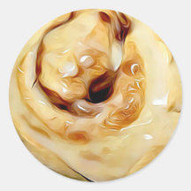 Sticky Bun Cinnamon Roll Stickers