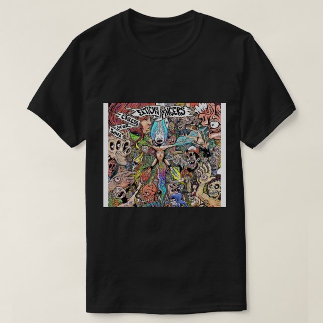 Sticky Fingers kümmern sich um Ihr Soul Throw Blan T-Shirt (Design vorne)