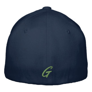 Sticky Monogram Letter G  Bestickte Baseballkappe
