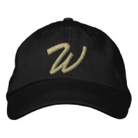 Sticky Monogram Letter W Initial
