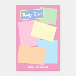 Sticky Note Papers Pastel Colors Post-it Notes Post-it Klebezettel