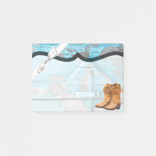 Sticky Notes Blue Wood Stall Stiefel Land Rus Post-it Klebezettel