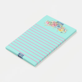 Sticky Notes (floral Blue Notes)RFPMDesign ©️ 2024 Post-it Klebezettel
