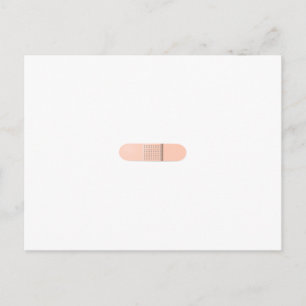 Sticky Plaster Postkarte