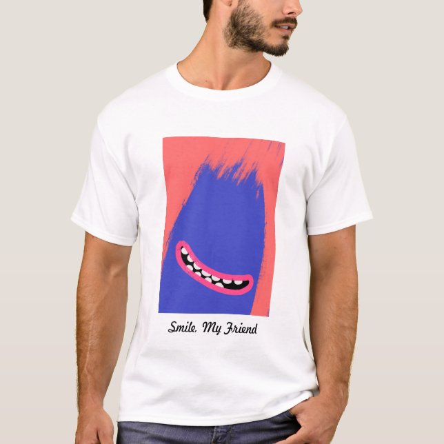 Sticky Red Monster T - Shirt (Vorderseite)