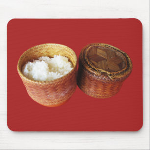 Sticky Rice [Khao Niao] Thai Lao Food Mousepad