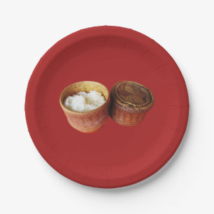 Sticky Rice [Khao Niao] Thai Lao Food Pappteller