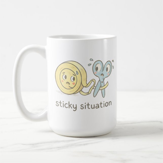 Sticky Situation Kaffeetasse (Links)
