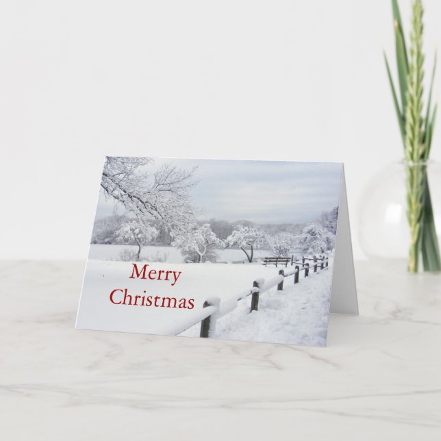 Sticky Snow 7 Weihnachten ~ Karte (Vorderseite)