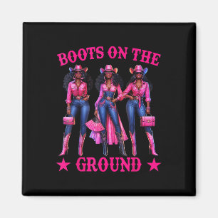 Stiefel Am Boden Stiefel Cowboy Western Cowgirl Li Magnet