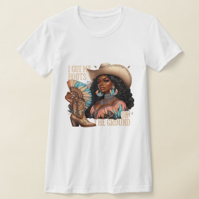 Stiefel am Boden T-Shirt (Ablage )
