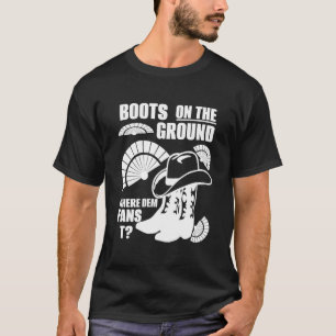 Stiefel am Boden (Wt) T-Shirt