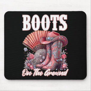 Stiefel auf dem Bodner Cowboy Western Cowgirl Ich Mousepad
