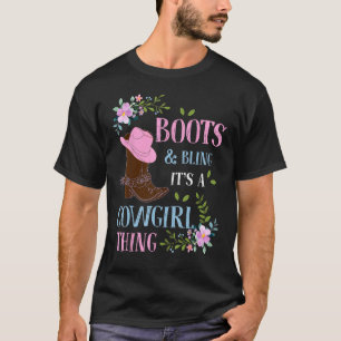 Stiefel Bling es ist eine Cowgirl-Sache Cute Liebe T-Shirt