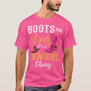 Stiefel Bling ist ein Cowgirl Dinge Western Frauen T-Shirt