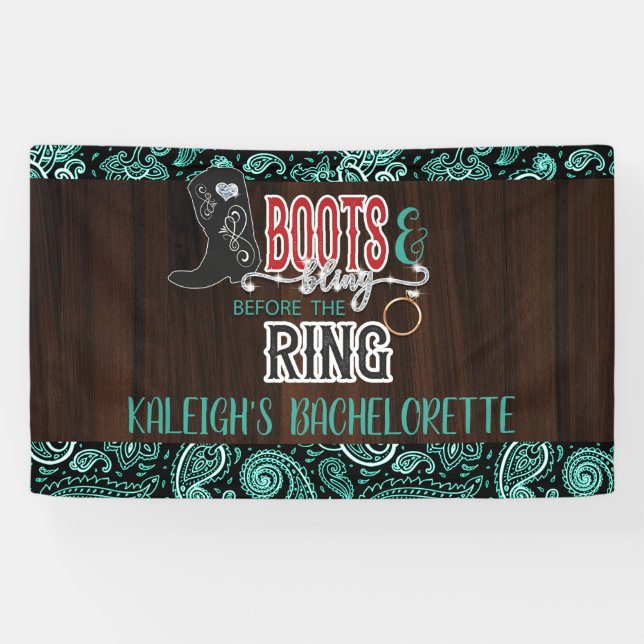 Stiefel & Bling vor dem Ring-Banner Banner (Horizontal)