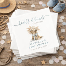 Stiefel, Bögen und Flaschen Western Chic Jungen-Ba