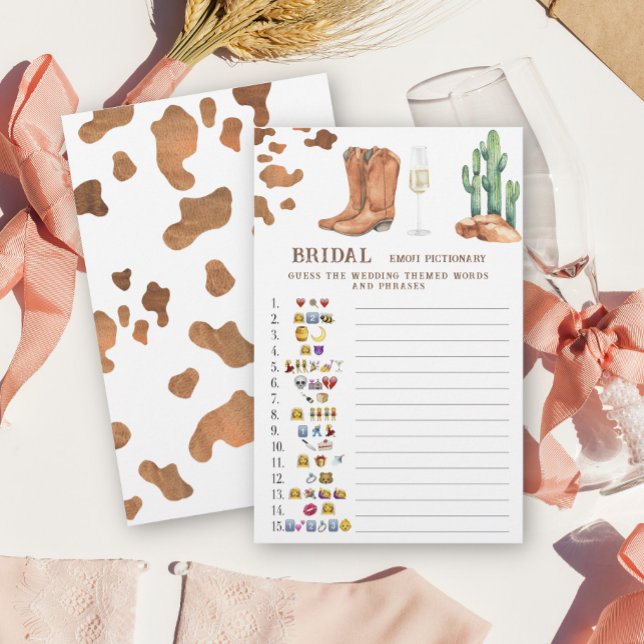 Stiefel & Bubbly Brautparty Emoji-Picktionary (Von Creator hochgeladen)