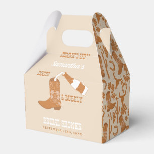 Stiefel Bubbly Rustikale Western-Land-Hochzeitsdus Geschenkschachtel