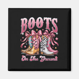 Stiefel Cowboy Western Cowgirl Rosa Leopard Stiefe Magnet