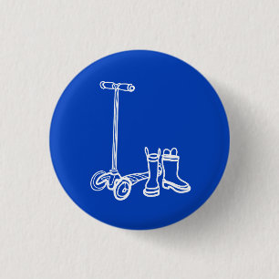 Stiefel, die Knopf scoot Button