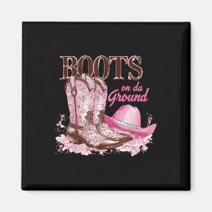 Stiefel für den Western Cowgirl Countr. Magnet