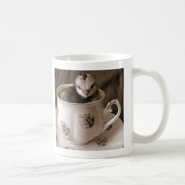 Stiefel in einem Teecup Kaffeetasse (Rechts)