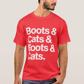 Stiefel Katzen Stiefel Katzen House Music Freunde T-Shirt