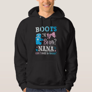 Stiefel oder Bogen, die Nana nicht abwarten kann, Hoodie