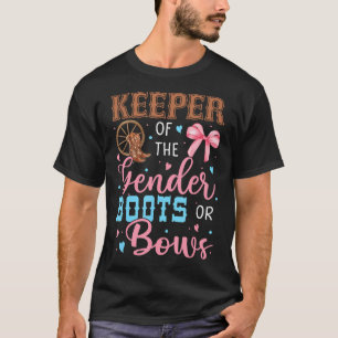 Stiefel oder Bogen — Funny Keeper (engl. Gender Ba T-Shirt