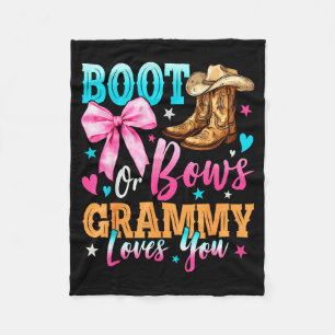 Stiefel oder Bögen Grammy liebt dich Geschlecht En Fleecedecke