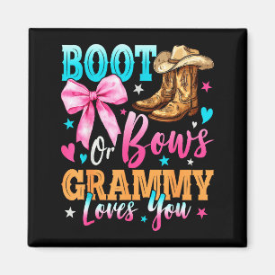 Stiefel oder Bögen Grammy liebt dich Geschlecht En Magnet
