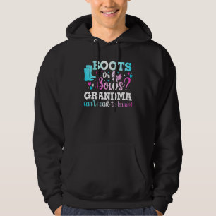 Stiefel oder Bogen Großmutter Geschlecht zeigen Ki Hoodie