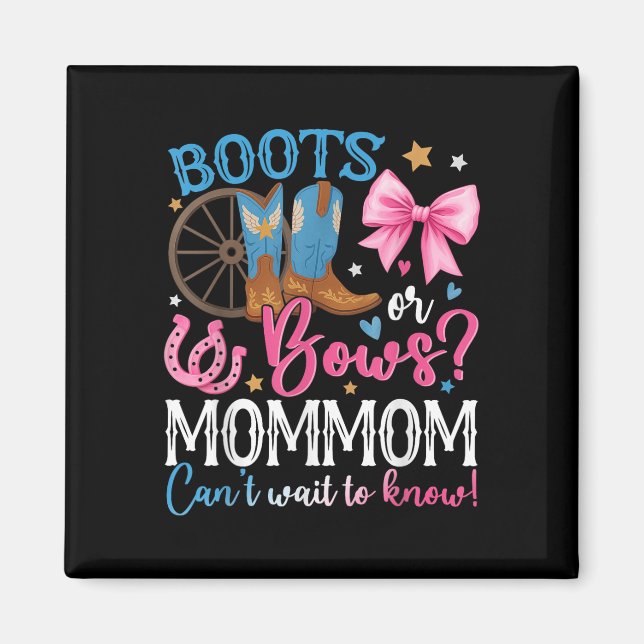 Stiefel oder Bogen MOMOM-Lieben, die Sie Geschlech Magnet (Vorne)