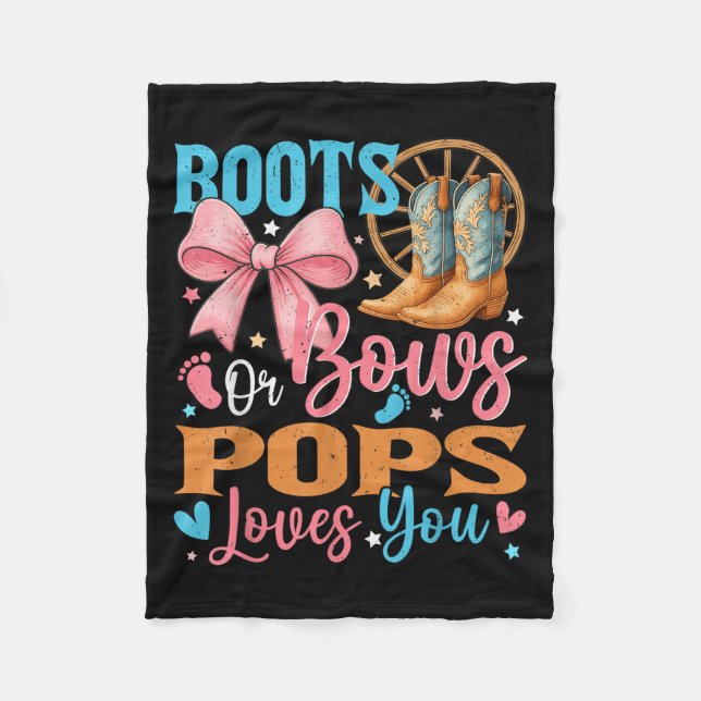 Stiefel oder Bogen PS-Lieben, die Sie Geschlecht o Fleecedecke (Vorderseite)