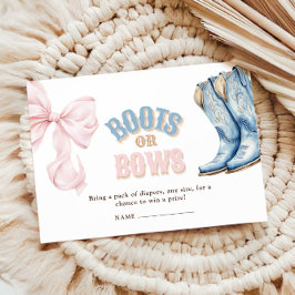 Stiefel oder Bows Geschlechtsverkehr offenbaren Wi Begleitkarte