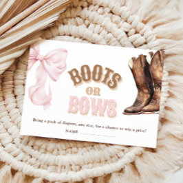 Stiefel oder Bows Geschlechtsverkehr offenbaren Wi Begleitkarte