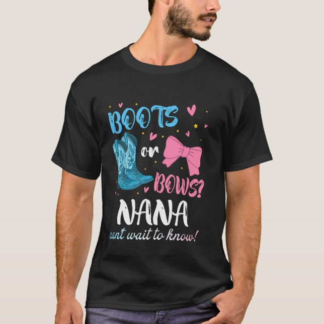 Stiefel oder Schleifen NANA Liebe dich Geschlecht  T-Shirt (Vorderseite)
