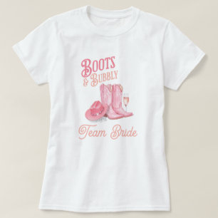 Stiefel & Sprudel Western-Cowgirl Rosa Junggeselli T-Shirt