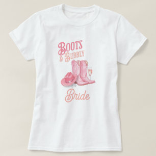 Stiefel & Sprudel Western-Cowgirl Rosa Junggeselli T-Shirt