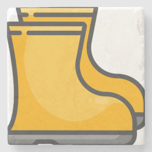 Stiefel Steinuntersetzer