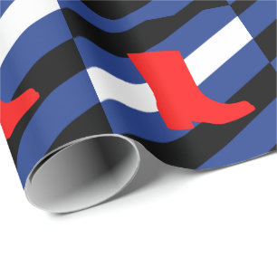 Stiefel-Stolzflagge Geschenkpapier