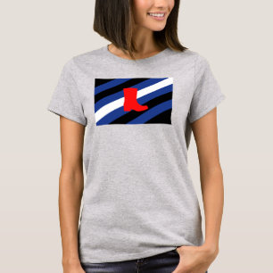 Stiefel-Stolzflagge T-Shirt