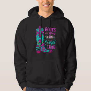 Stiefel und Bling es ist ein Cowgirl, die Rodeo Ha Hoodie