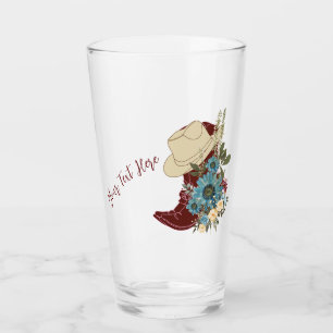 Stiefel und Blume, Schönheitseditierbar Glas