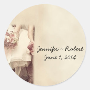 Stiefel und Blumen Envelope Siegel Aufkleber aus d