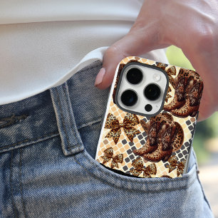 Stiefel und Bogen für Tiere, Gehäuse für Geparden iPhone 16 Pro Hülle