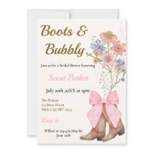 Stiefel und Brautparty