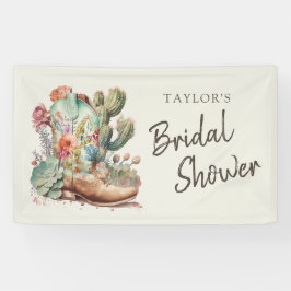 Stiefel und Bubbly Western Brautparty Banner